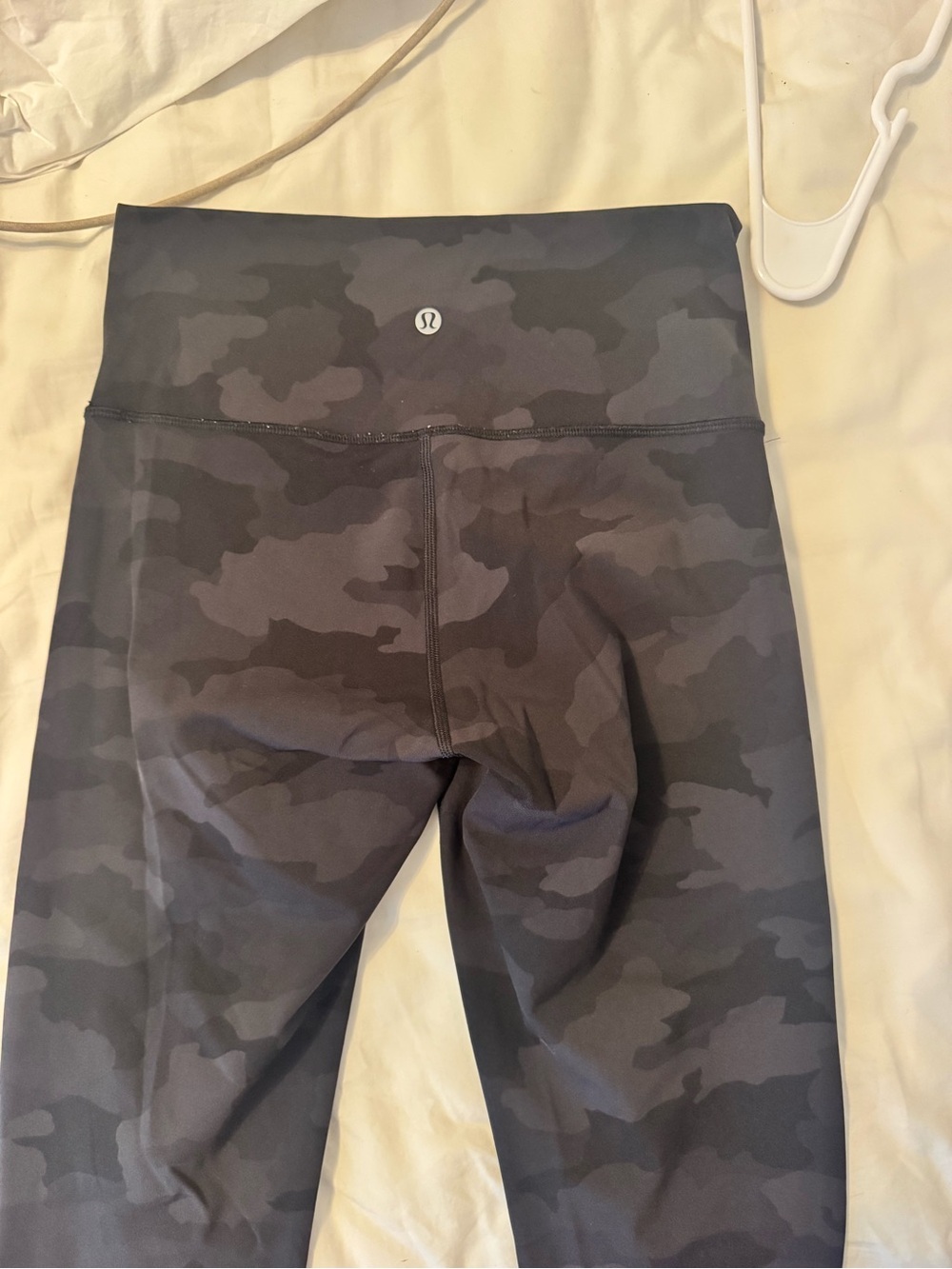 lululemon Gray Black Camo High-Rise Leggings Barely worn